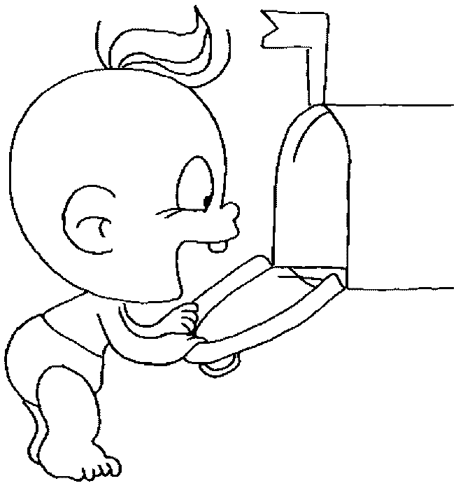 Małe dzieci i niemowlaki kolorowanki